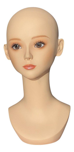 Cabeza De Maniquí Femenino, Perchero Multiusos Para Y