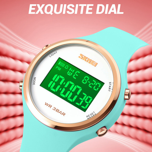 Reloj Deportivo Skmei1720 Para Mujer, Reloj Electrónico Impe