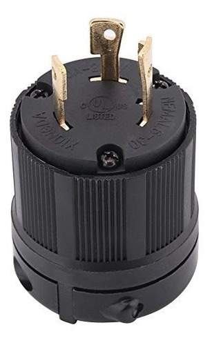 Nema L630p 30 Amp 250 V Twist Lock Macho Enchufe Usa 3 Polos