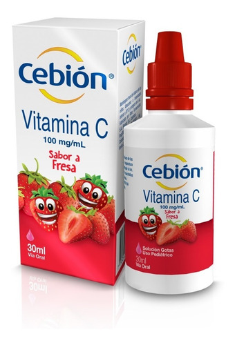 Cebion Fresa Gotas Frasco X 30 Ml - Unidad a $843