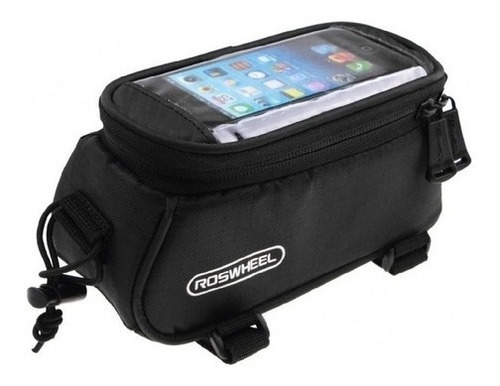 Imagen 3 de 5 de Bolso Ciclismo Roswheel Smart Phone Bag Negro
