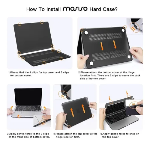 Funda Protectora Para Macbook Air 13.6 Case 2022 A2681 M2