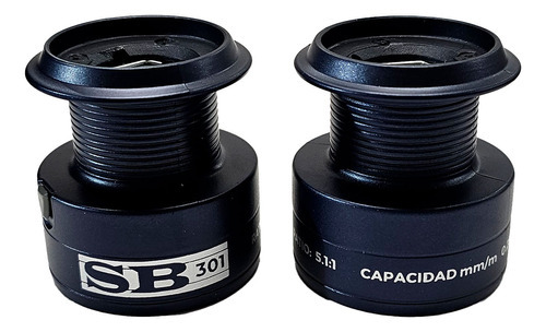 Reel Spinit Sb 30 Frontal Pesca Agente Oficial Color Azul