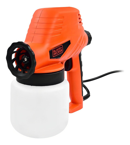 Pistola Rociadora De Pintura Black+decker Bdps130-b3 130w Color Naranja