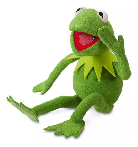 Peluche La Rana René Los Muppets Disney Color Verde