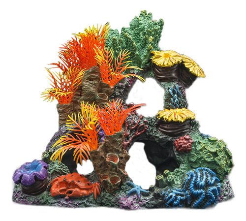 Decoração De Recife De Coral De Aquário De Colorida