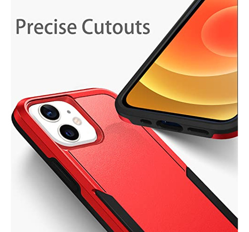 Funda Para iPhone 12 12 Pro Rojo