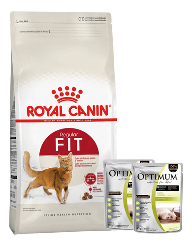 Royal Canin Gato Adulto Fit32 7,5kg + Juguete+ 2 Paté+ Envío