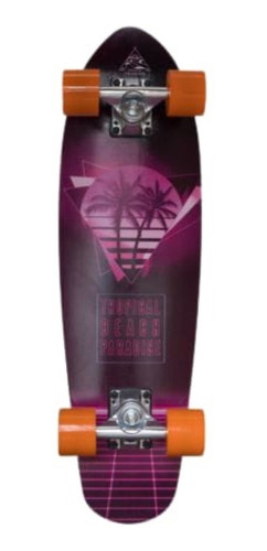 Imagen 2 de 4 de Mini Longboard Skateboards Patineta Monopatin Skate Gravital
