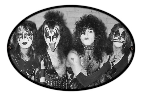 #95 - Cuadro Decorativo Vintage Rock - Kiss Música Poster