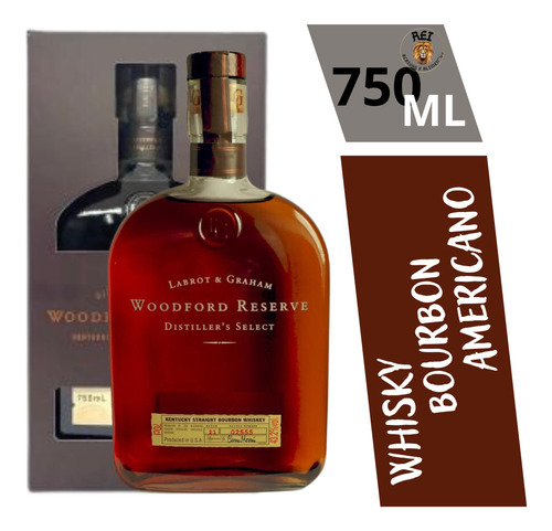 Whisky Bourbon Woodford Reserve 750ml C/ Selo Ipi E Nfe