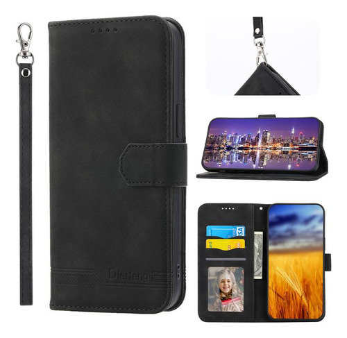 Funda Tipo Cartera Para Teléfono Huawei P60 Pro Mna-al00 Lna