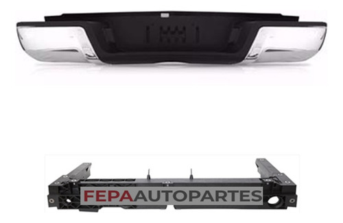 Paragolpes Trasero Ford Ranger 17/19 Completo Cromado Xl