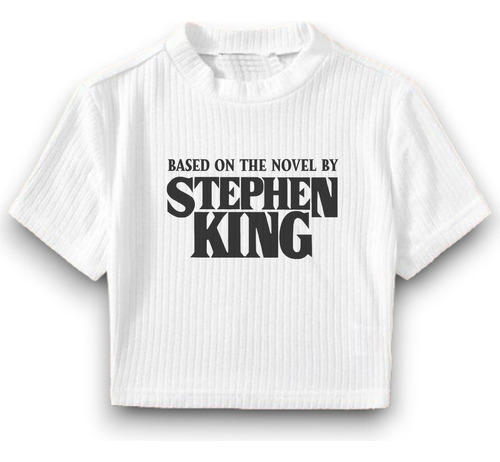 Remera Stephen King Corta Top Grunge Goth Rock Polera Polo