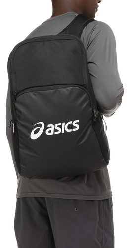 Mochila Asics Cor Preto/branco