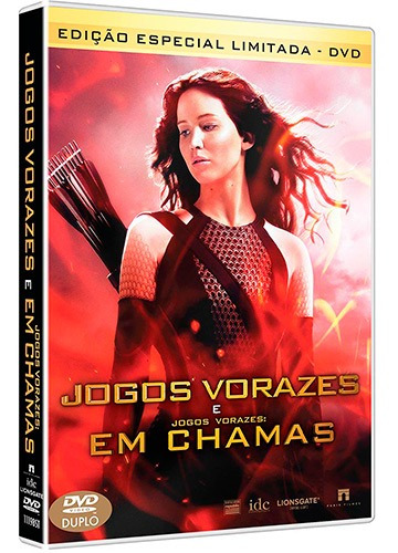 Imagem 1 de 1 de Dvd Jogos Vorazes E Jogos Vorazes Em Chamas (dvd Duplo)