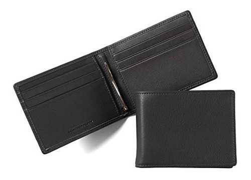 Leatherology Cartera Bifold Para Hombre Con Clip Para Dinero