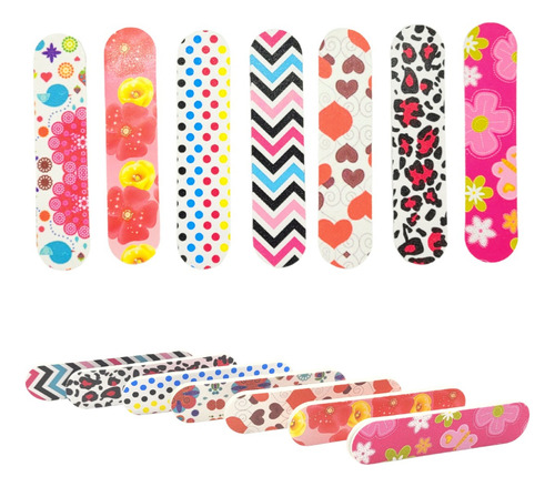 Lima X 10 Decoradas Estampadas Uñas Souvenir Spa Nail Arte