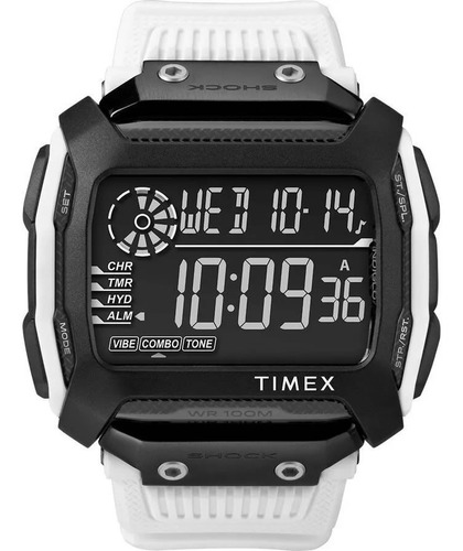 Relógio Masculino Timex Command Shock Branco - Original