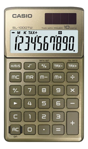 Calculadora Electronica Casio Sl-1000tw 10 Dig Display Xl