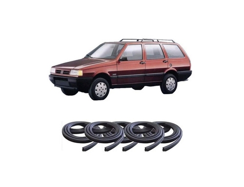 Imagen 1 de 2 de Burlete De Puerta Y Baul Fiat Duna Weekend ( 5 Unidades )
