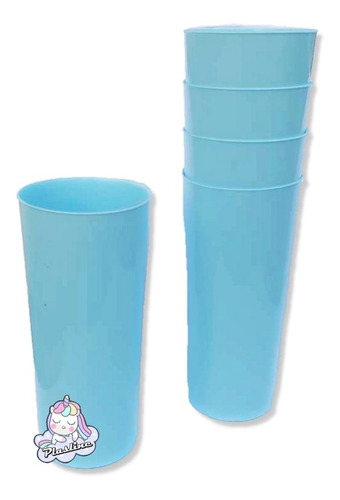 120 Vasos Trago Largo Flexibles Colores Pastel Plastico