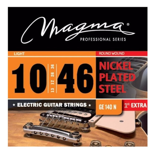 Encordado Guitarra Electrica 10 46 Magma Light Cuerdas