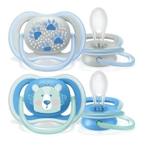 Imagen 8 de 9 de Set De 2 Chupones Ultra Air 6-18m Avent Cod.12