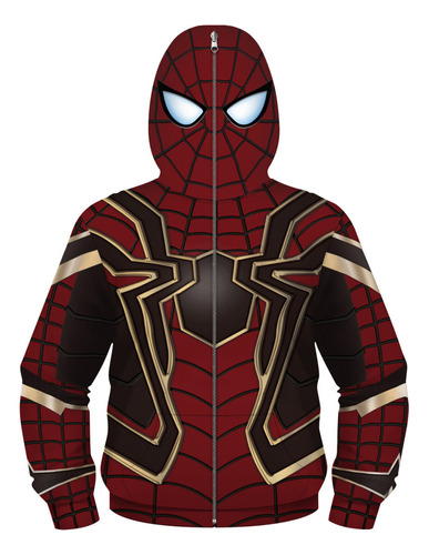 Lt Chaqueta Spider - Man Para Máscaras Infantiles De Hallowe