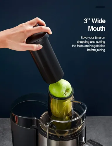 Exprimidor Potente, Extractor De Zumos Con Boca Grande