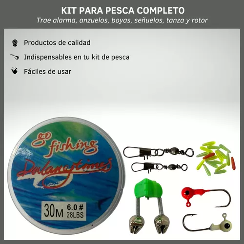 Kit De Boyas P/ Pesca C/ Anzuelos Señuelos