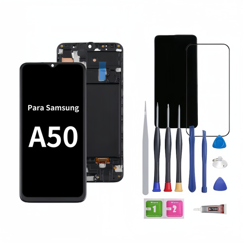 De Pantalla Táctil Lcd Para Samsung A50 A505 Con Marco