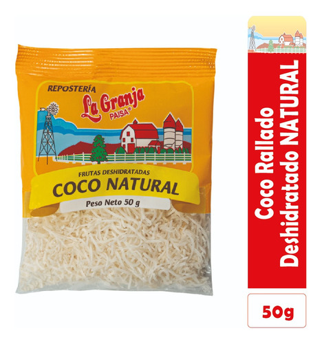 Coco Rallado Deshidratado 50g