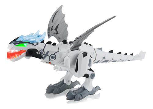 Robot Dinosaurio Electrónico Con Luz Y Sonido Para Niños