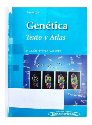 Libro Genetica: Texto Y Atlas Eb.passarge 159c3