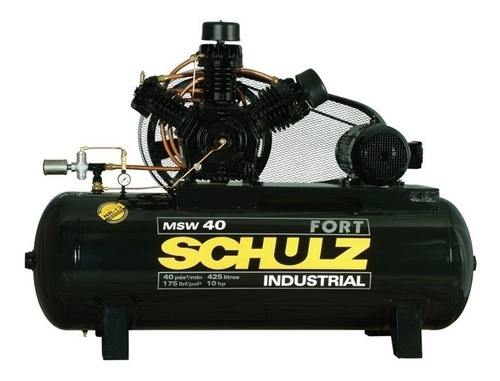 Compresor De Aire Industrial 10hp Schulz Trifasico 425lts