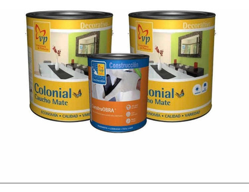 Pintura Colonial Blanco Intenso 2 Galones + 1/4 Pasta Vp