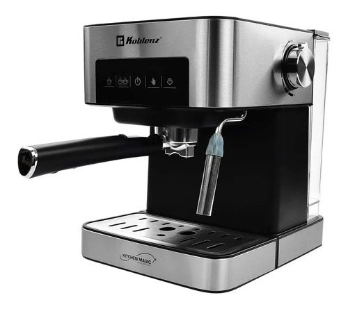 Cafetera Koblenz CKM-750 automática negra y inox expreso 120V | Envío gratis