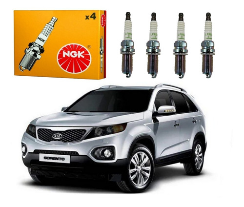 Velas Ignição Ngk Kia Sorento 2.4 16v 2012