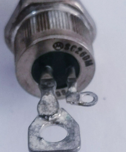 Triac Metal 25a 600v Sc260m Sc260 M Conmutador Rosca Triac