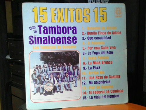 $ Lp Los Tamazula De Guasave- Tambora Sinaloense15 Éxitos 