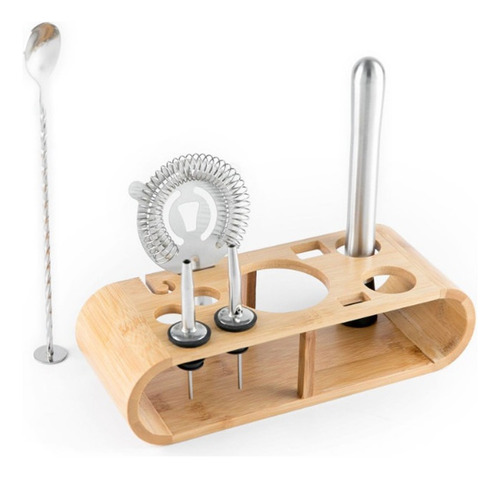 A Kit De Cóctel De 12 Piezas Bartender Jigger Abrebotellas