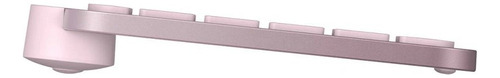 Teclado Logitech Mx Keys Mini Rosa Padrão Us - 920-010507-c