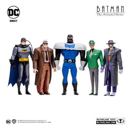 Figura De Acción Dc Direct Batman The Animated Series Riddle