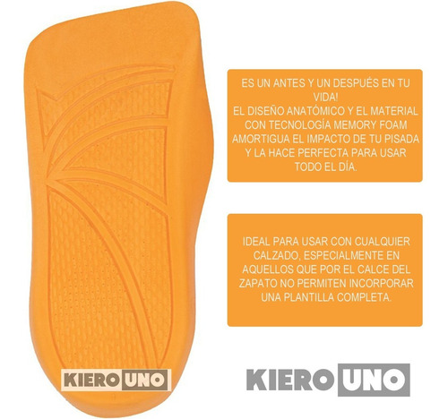 Talonera Espolon Alivia Dolor Y Cansancio Plantilla Unisex