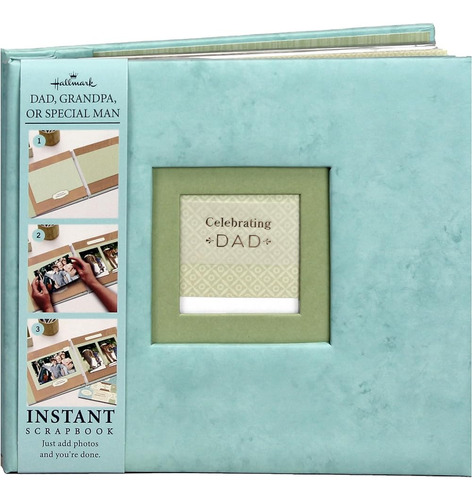 Hallmark Album Celebrating Dad Instant Scrapbook And Memory 