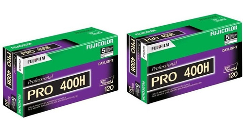 Fujifilm Fujicolor Pro Pelicula Negativa Iso Roll Pack Verde