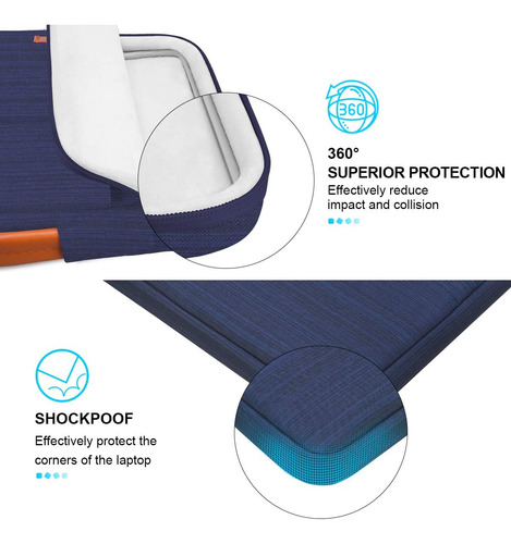 Lacdo Funda Protectora 360° Para Portátil De 16 Pulgadas ...