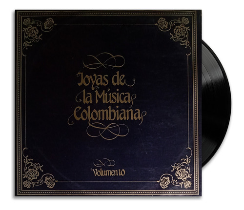 Joyas De La Musica Colombiana Vol. 7 - Lp Vinilo Como Nuevo