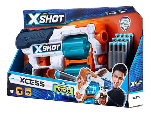 Pistola Zuru X-shot Exel Xcess X 16 Dardos 